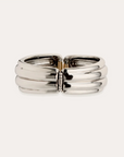 GAS BIJOUX - Bracelet ECUME BICOLORE argenté métal argenté