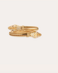 GAS BIJOUX - Bracelet COBRA émail métal doré à l'or fin