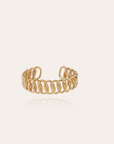 GAS BIJOUX - Bracelet BRONX petit modèle doré à l'or fin