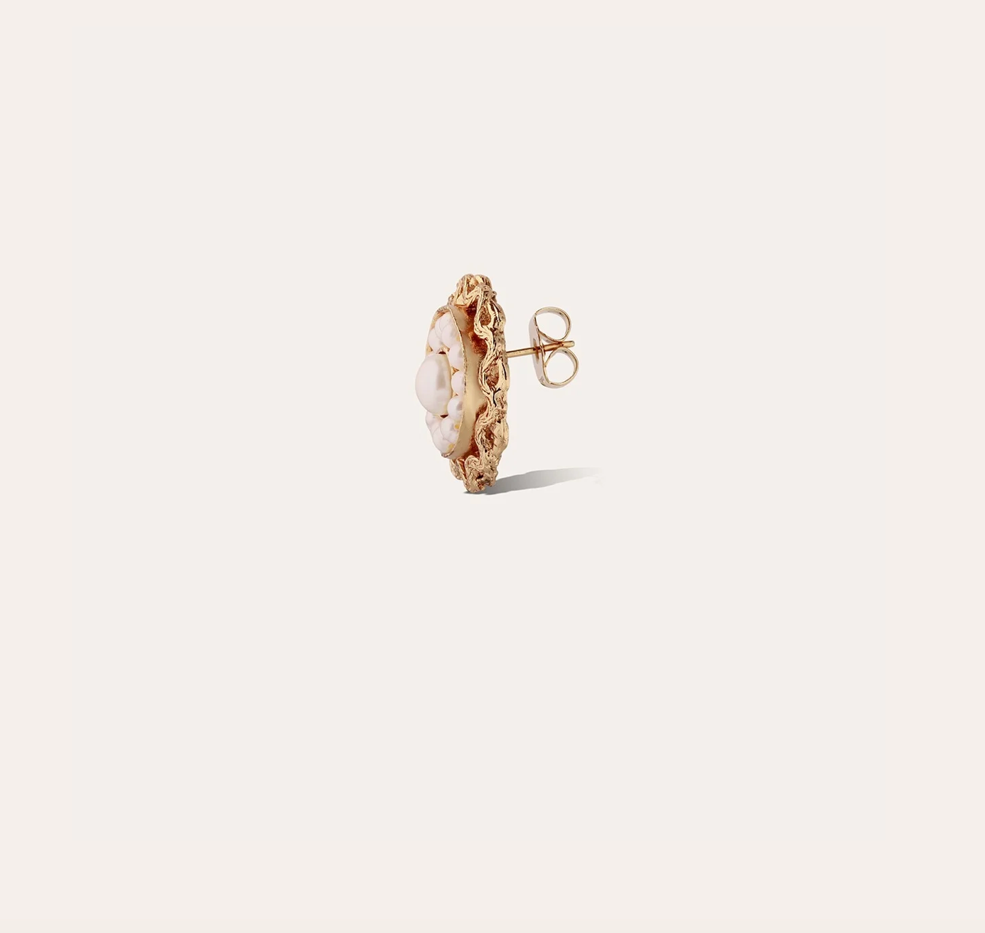 GAS BIJOUX - Boucles d'oreilles LEONIE dorée à l'or fin