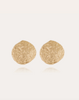 GAS BIJOUX - Boucles d'oreilles ECLIPSE MOON dorée à l'or fin