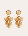 GAS Bijoux - Boucles d'oreilles BELL métal doré