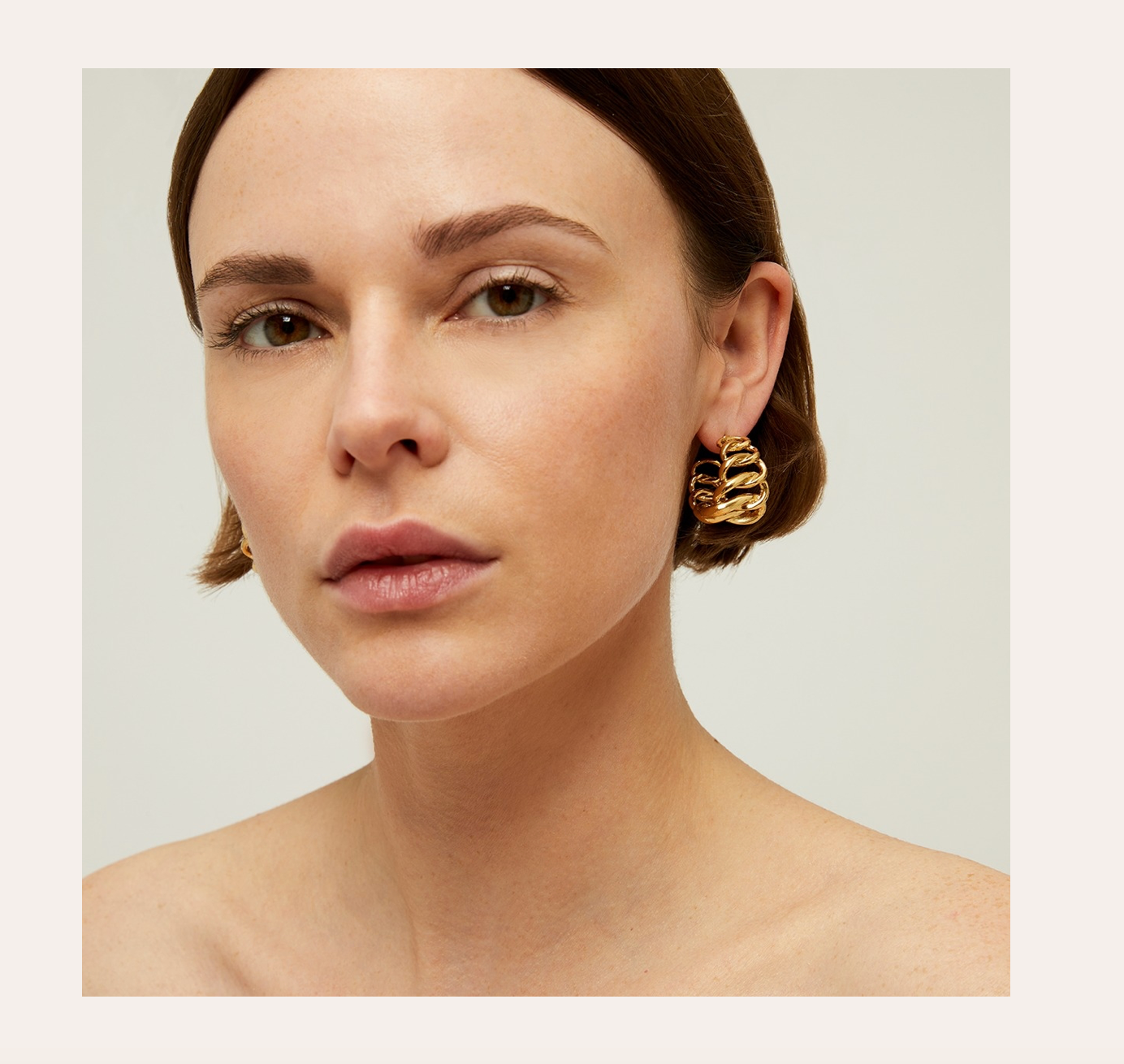 GAS BIJOUX - Boucles d'oreilles BRONX créoles dorées à l'or fin
