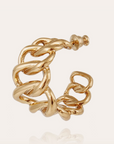 GAS BIJOUX - Boucles d'oreilles BRONX créoles dorées à l'or fin