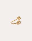 GAS BIJOUX - Bague duaity SCARAMOUCHE dorée - Améthyste - Capsule les précieuses