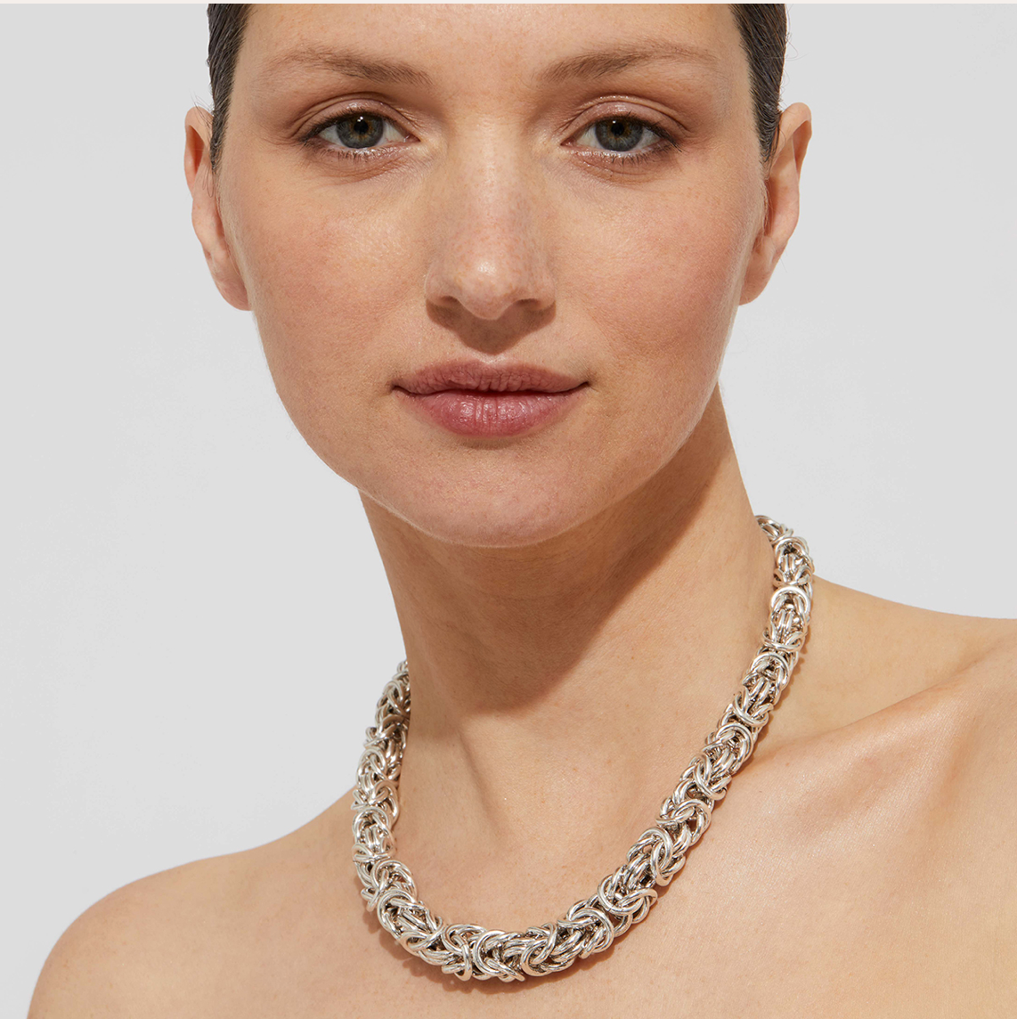 GAS BIJOUX - Collier CLAUDE métal argenté