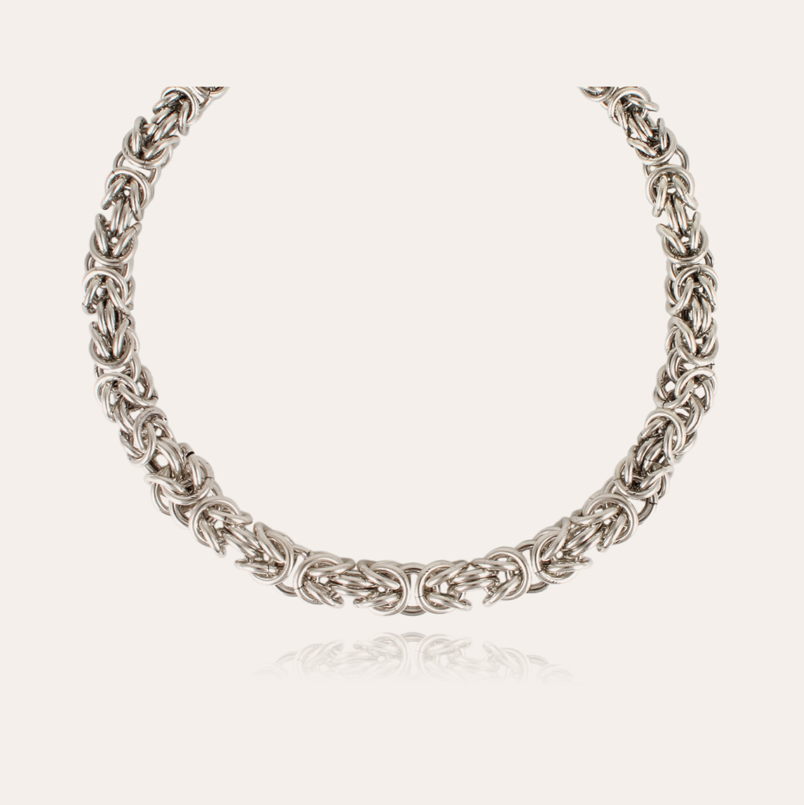 GAS BIJOUX - Collier CLAUDE métal argenté