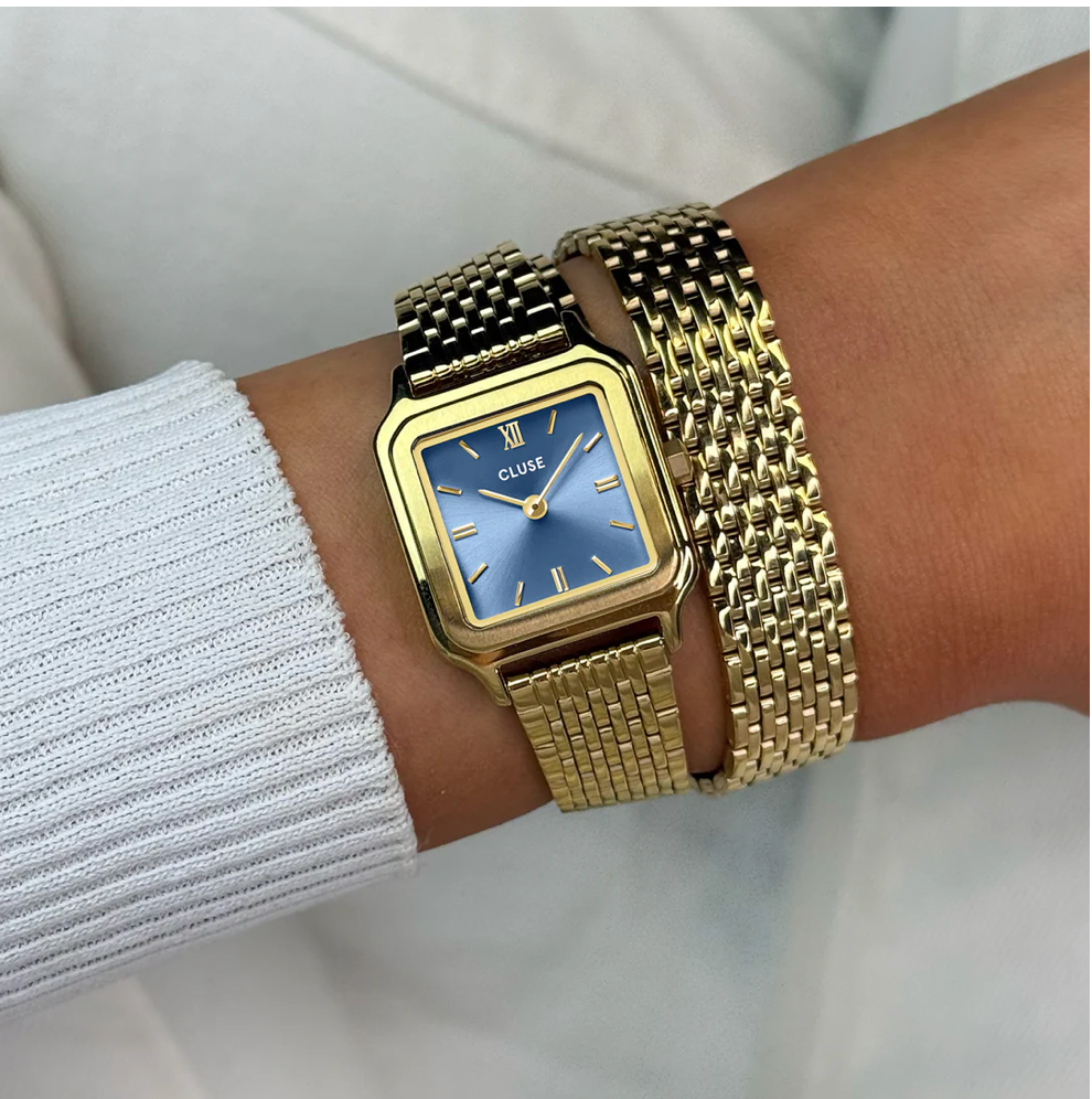CLUSE - GRACIEUSE PETITE WATCH CW118/16 gold/blue