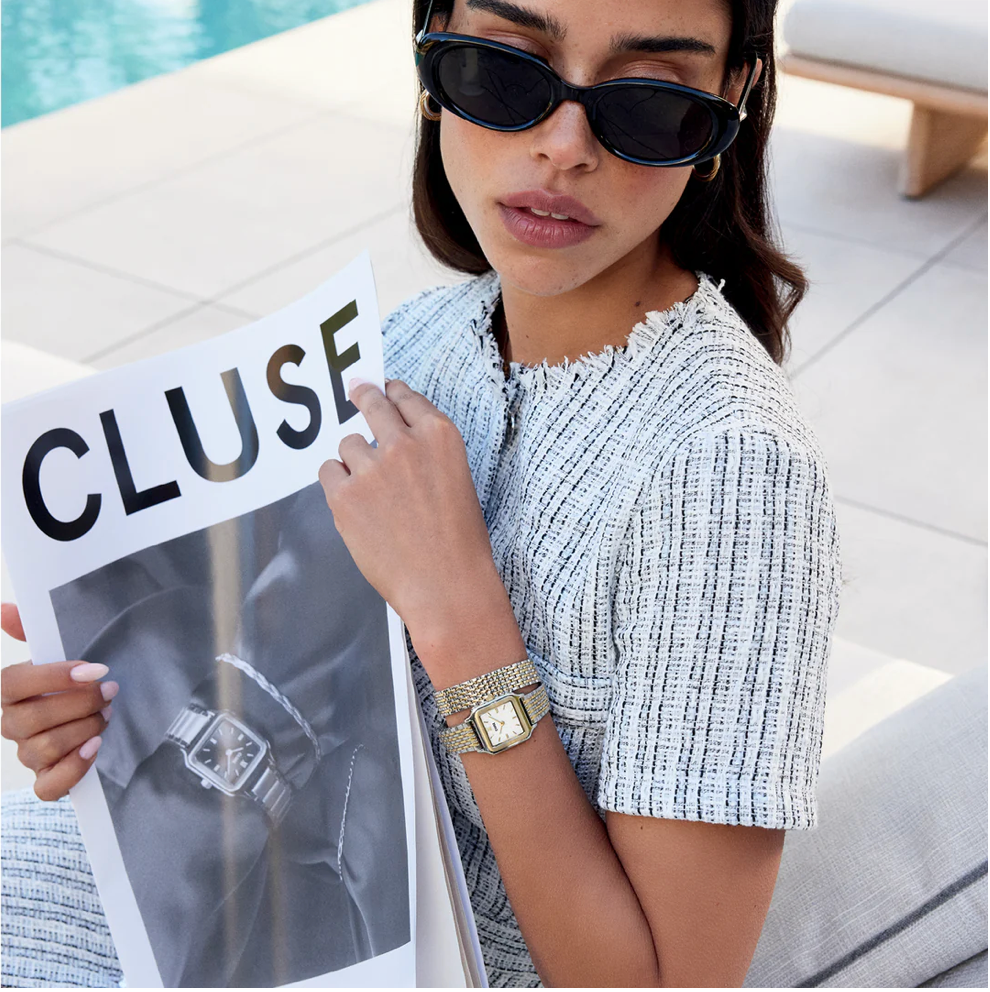 CLUSE - GRACIEUSE petite montre CW118/14 OR/ARGENT