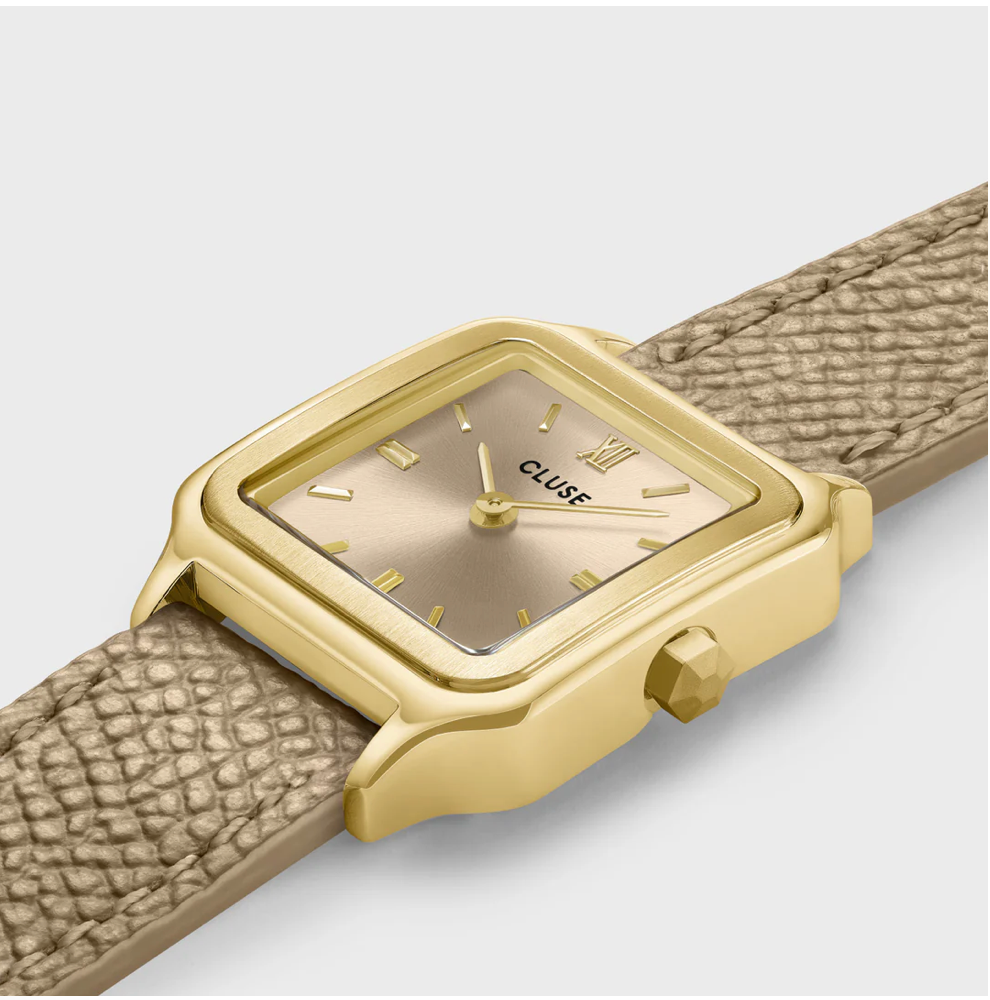 CLUSE - GRACIEUSE petite montre CW11813 beige/or