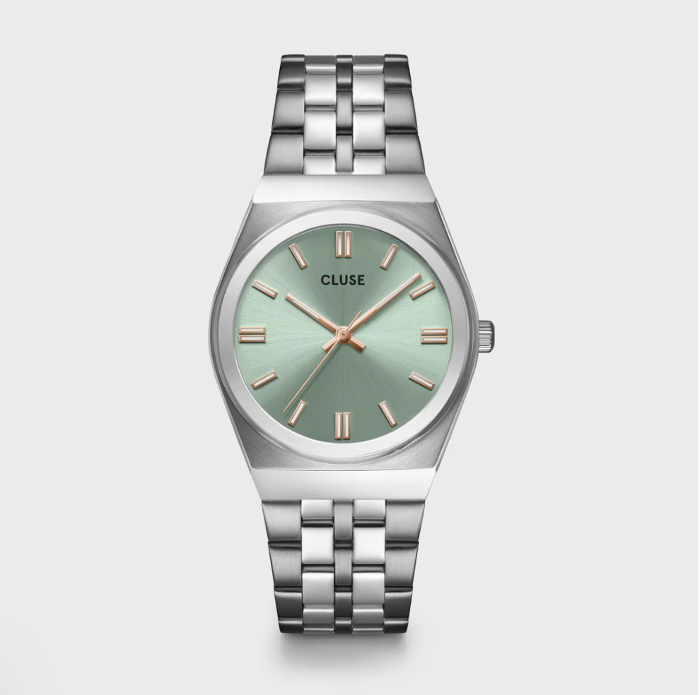 CLUSE - RETRO 70'S Montre CW35103 vert/argent