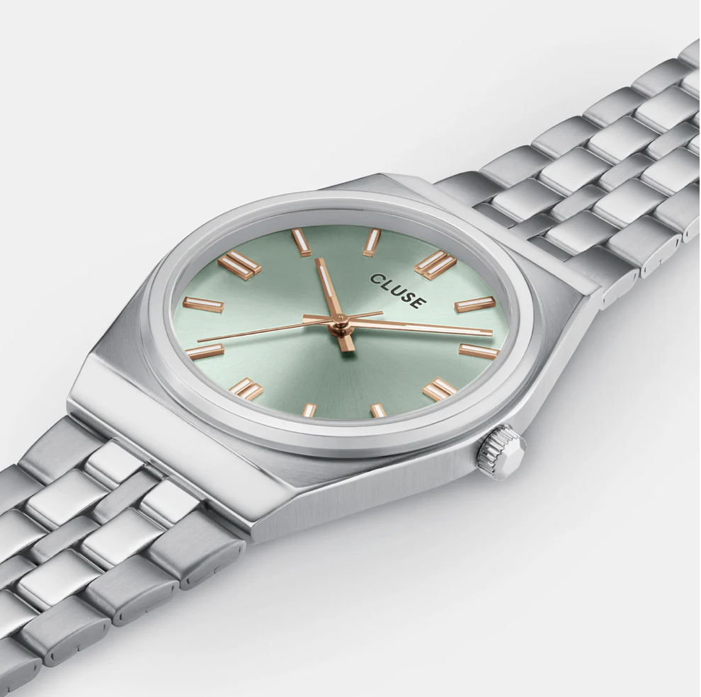 CLUSE - RETRO 70'S Montre CW35103 vert/argent