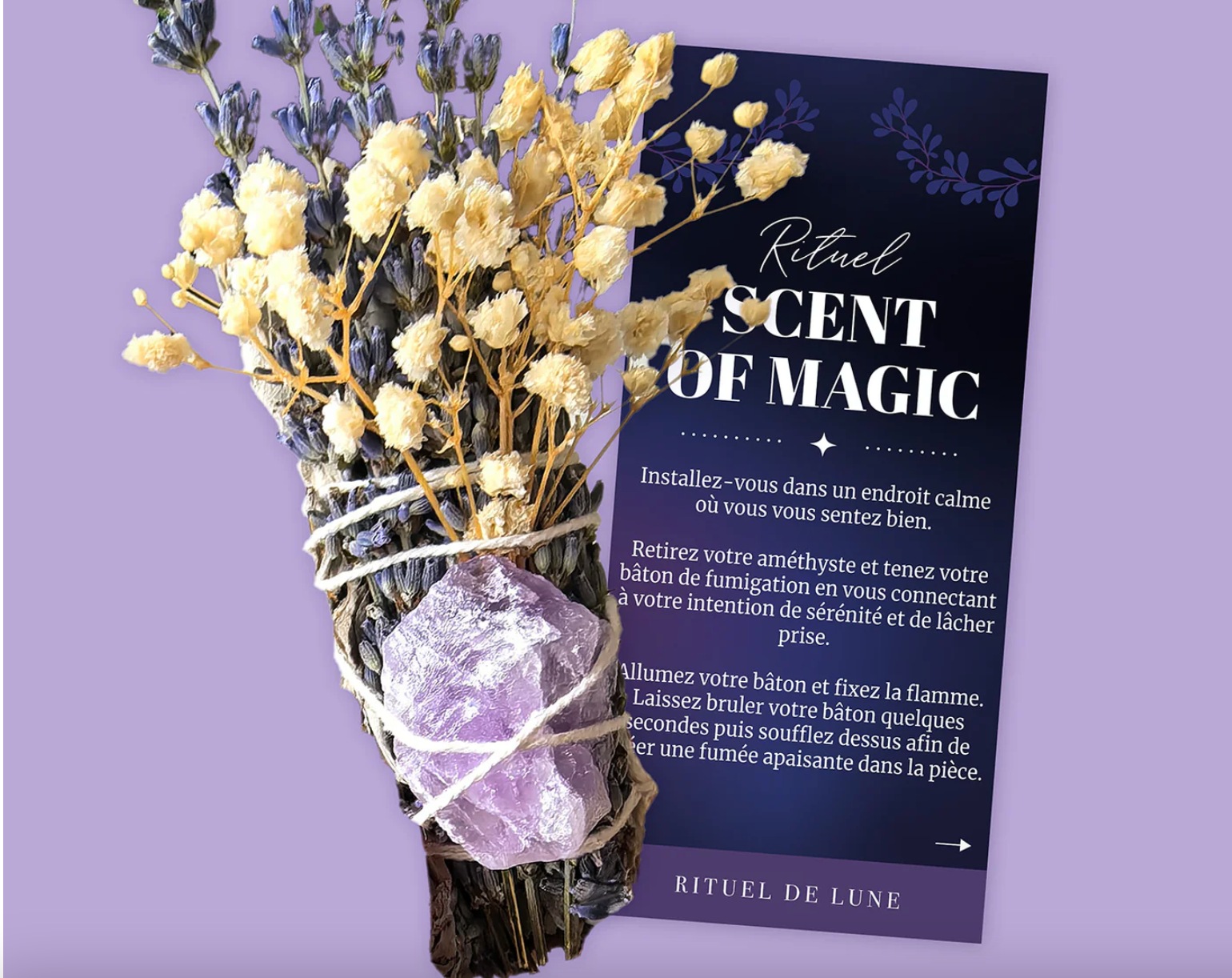 RITUEL DE LUNE - RITUEL DE FUMIGINATION - Scent of magic