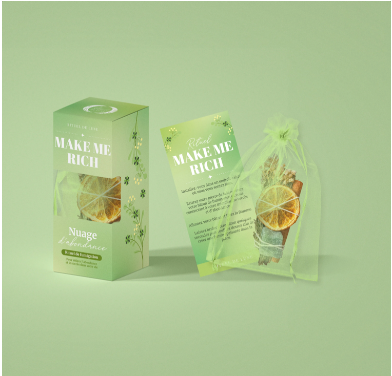 RITUEL DE LUNE - RITUEL DE FUMIGATION : MAKE ME RICH