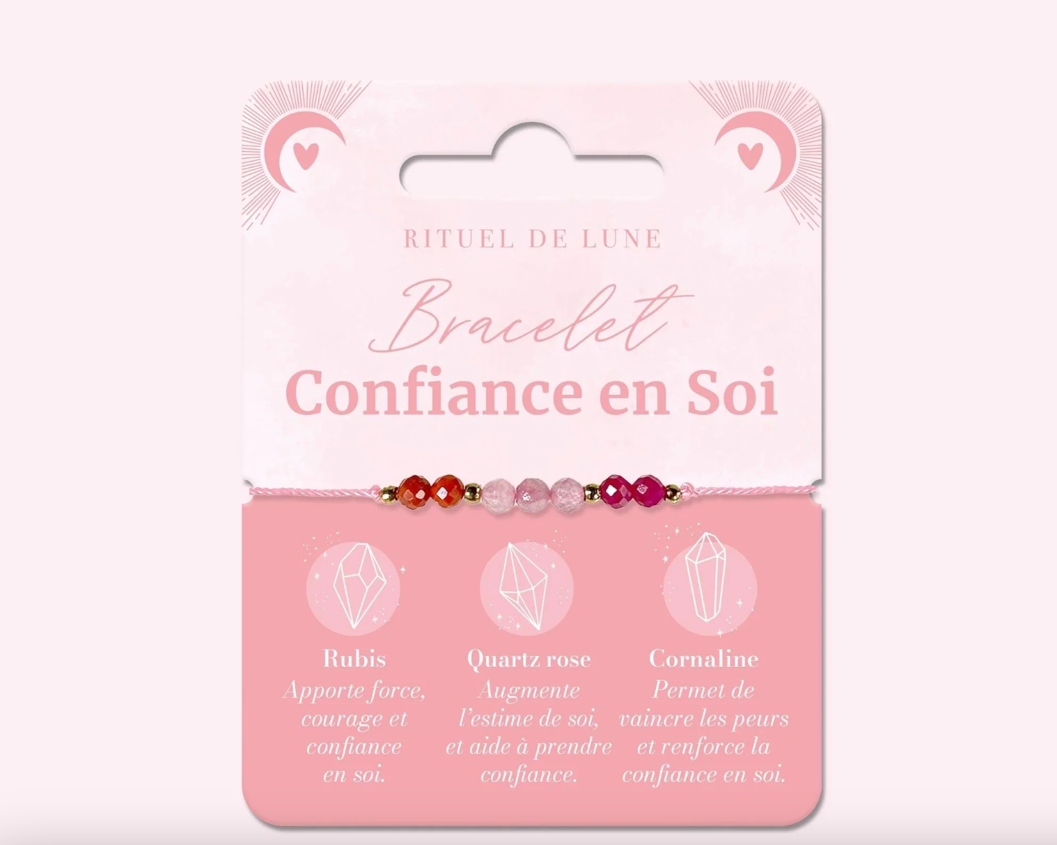 RITUEL DE LUNE - Bracelet d'intention "confiance en soi"