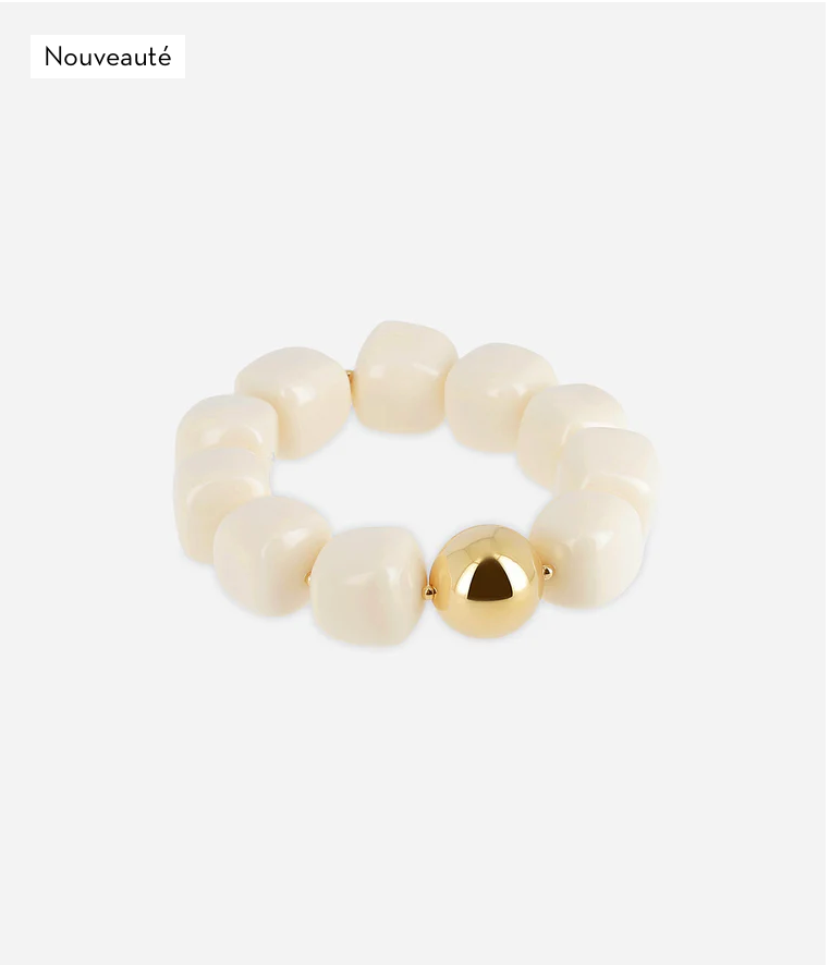 ZAG BIJOUX - Bracelet LAIOS en acier doré