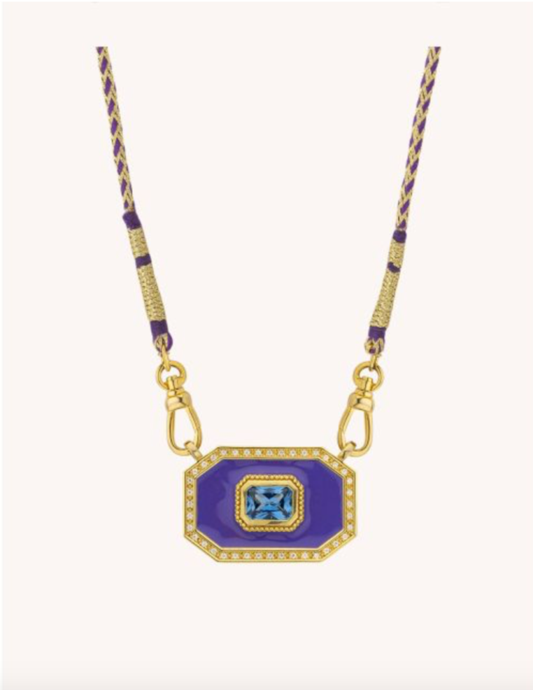 MYA BAY - Collier - PURPLE YUCATAN