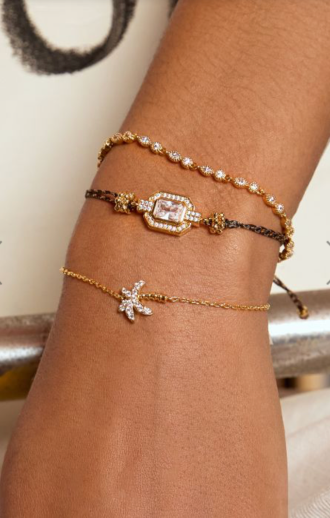 MYA BAY - BRACELET - GOLD SHINY ART DECO