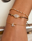 MYA BAY - BRACELET - GOLD SHINY ART DECO