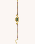 MYA BAY - BRACELET - GREEN SHINY ART DECO