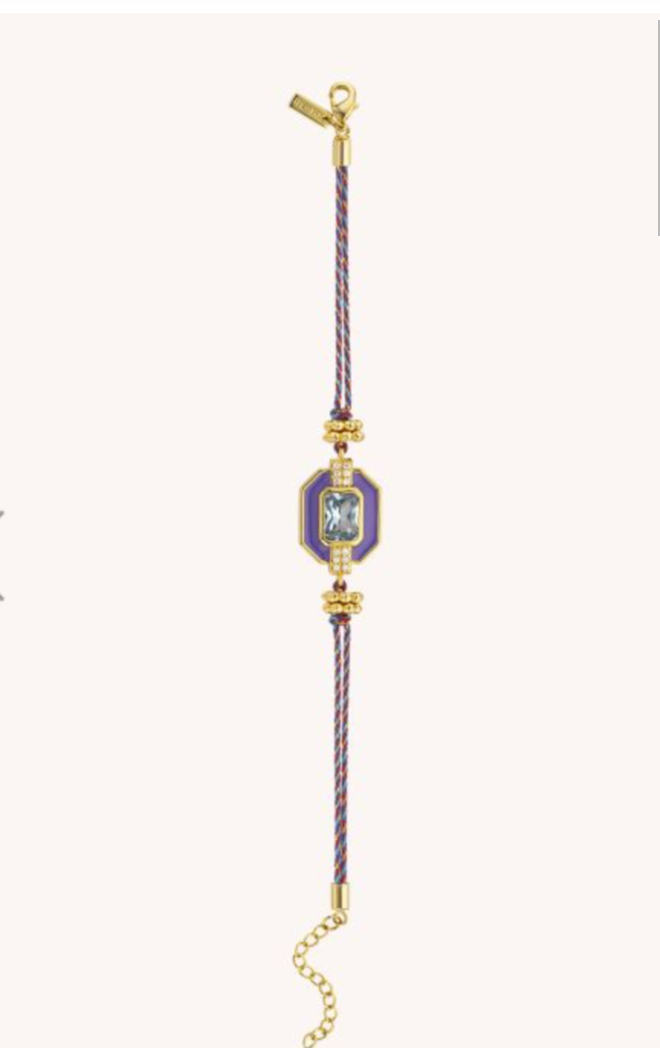 MYA BAY - BRACELET - PURPLE ART DECO