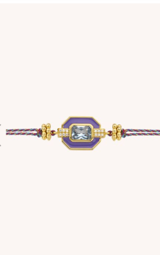 MYA BAY - BRACELET - PURPLE ART DECO