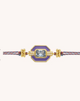 MYA BAY - BRACELET - PURPLE ART DECO