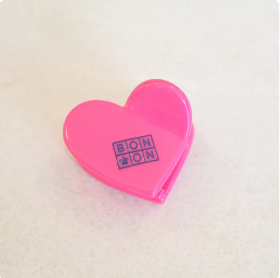 GIGI X BONTON - PINCE MINI COEUR ROSE