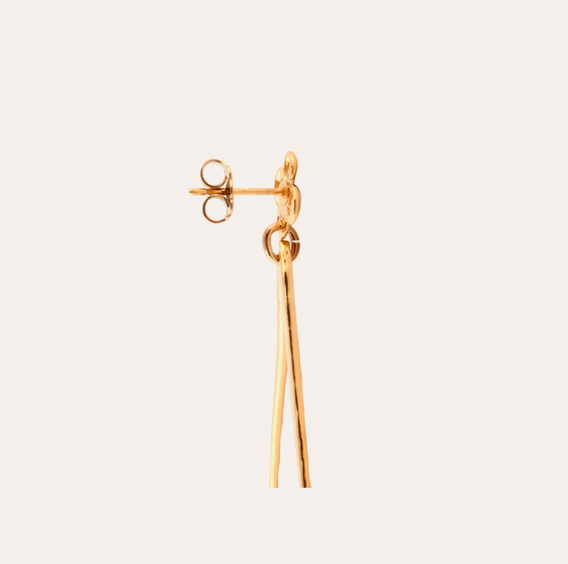 GAS BIJOUX - Boucles d'oreilles BIBI mini dorées à l'or fin