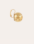 GAS BIJOUX - Boucles d'oreilles COMETE grand modèle dorées à l'or fin