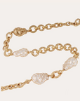 GAS BIJOUX - Collier RAINBOW BIWA doré à l' or fin