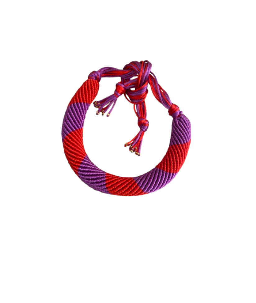 YASSS - Collier RAINBOW WAVES ULTRA RED / VIOLET