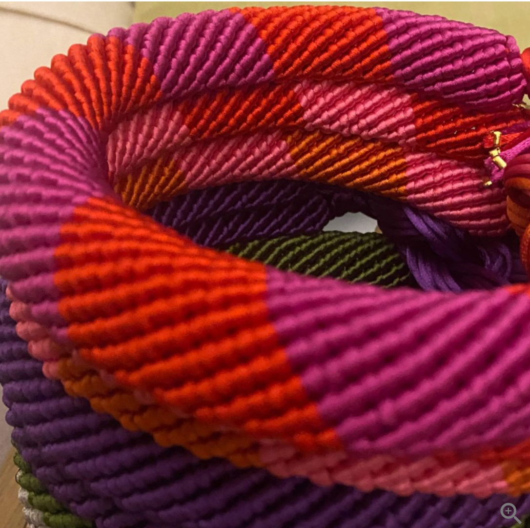 YASSS - Collier RAINBOW WAVES ULTRA RED / VIOLET