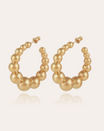 GAS BIJOUX - Boucles d'oreilles créoles ANDY petit modèle dorées à l'or fin