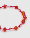 UNE A UNE - Bracelet ZALA cornaline