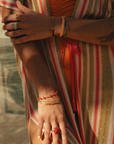UNE A UNE - Bracelet ZALA cornaline