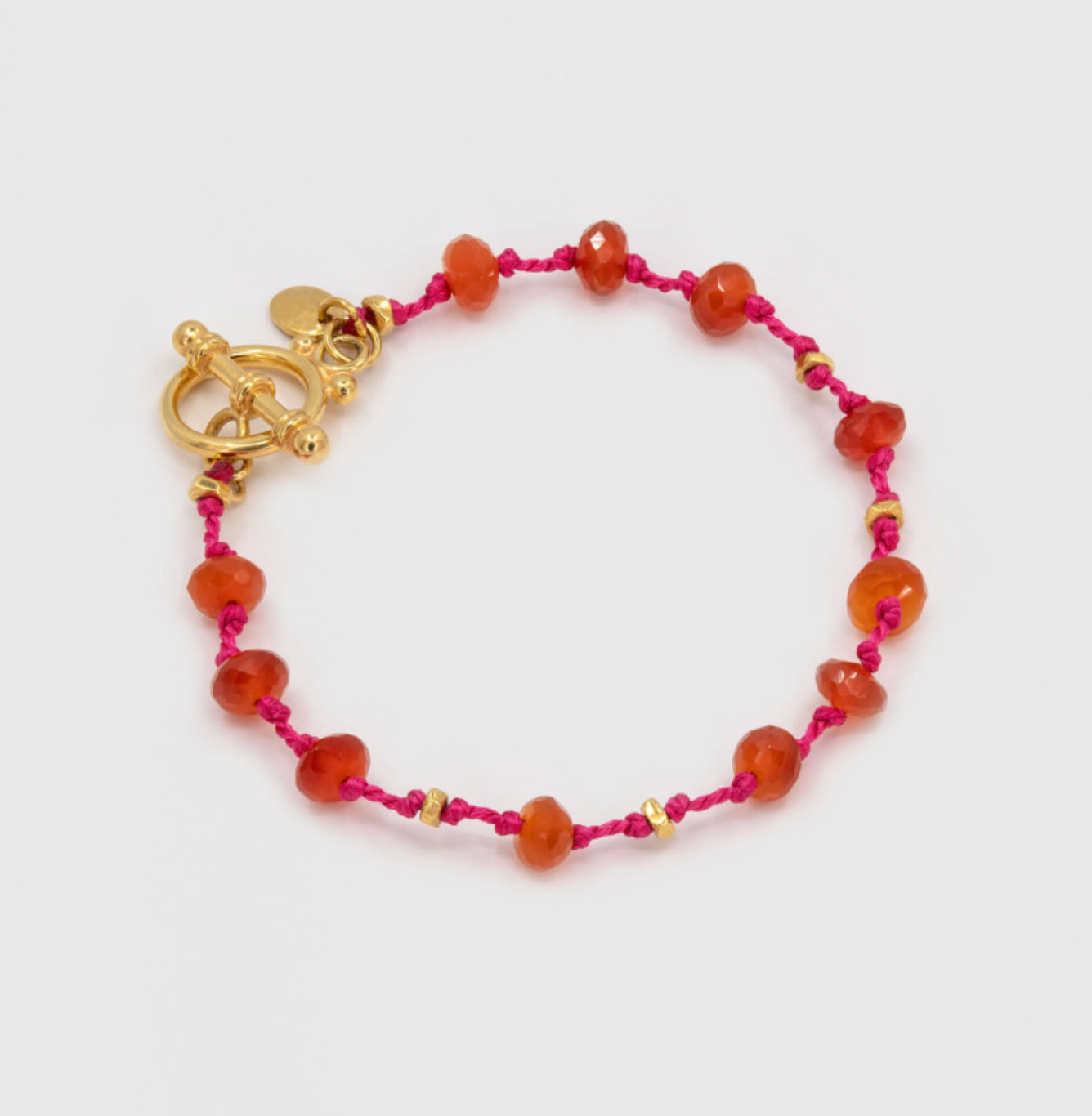 UNE A UNE - Bracelet ZALA cornaline