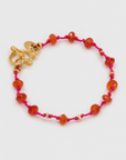 UNE A UNE - Bracelet ZALA cornaline