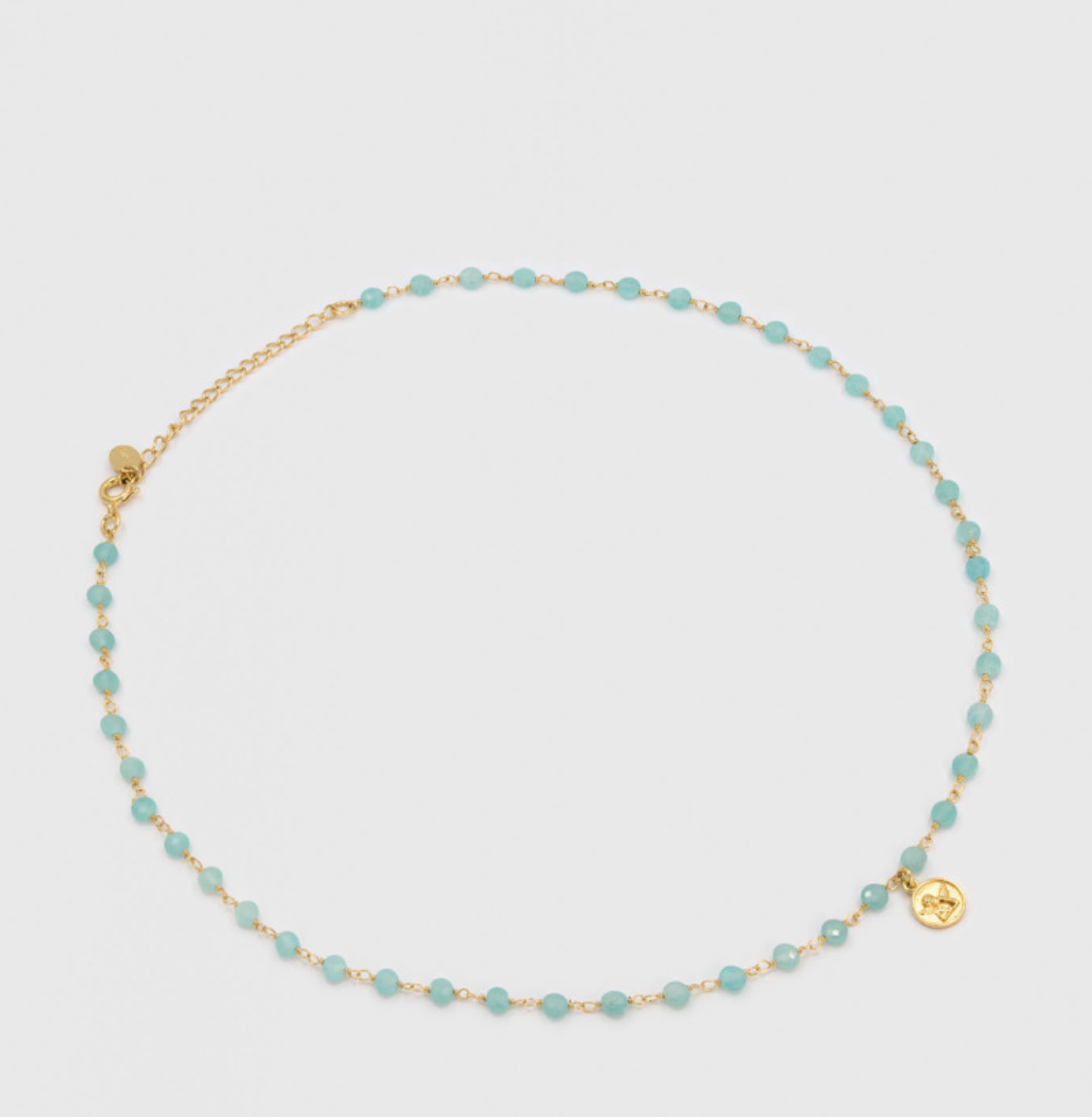 UNE A UNE - Collier INDE ALWAR amazonite