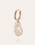 GAS BIJOUX - Boucles d'oreilles TAO BIWA dorées à l'or fin