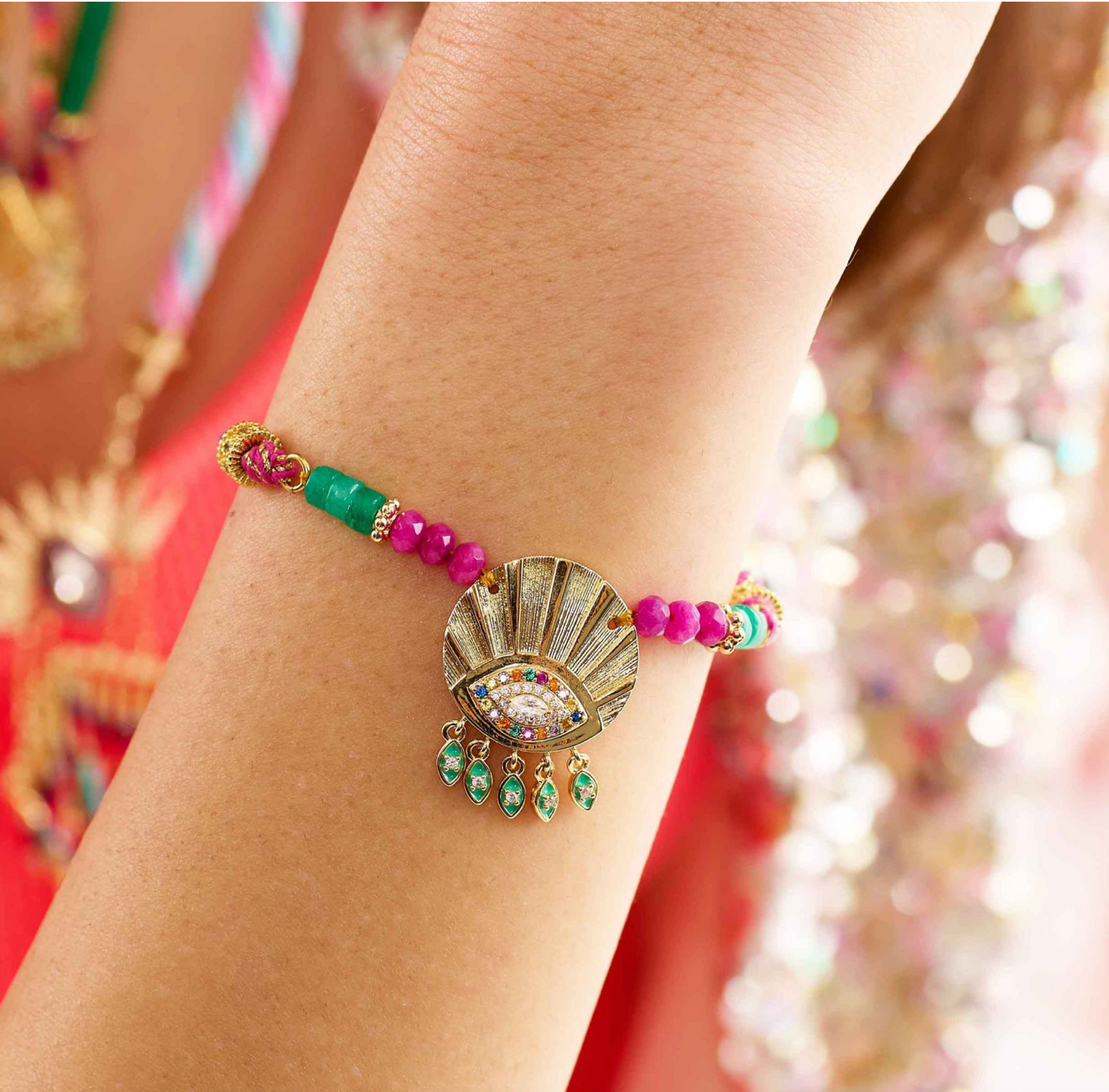 HIPANEMA - Bracelet GRACIE vert