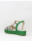CREATIS - Chaussures Sandale SALOME 5 AVERE glitter Menta et animal
