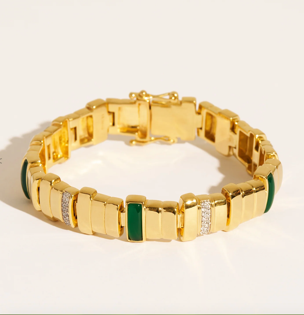 BE MAAD - Bracelet EMPREINTE - ONYX VERT