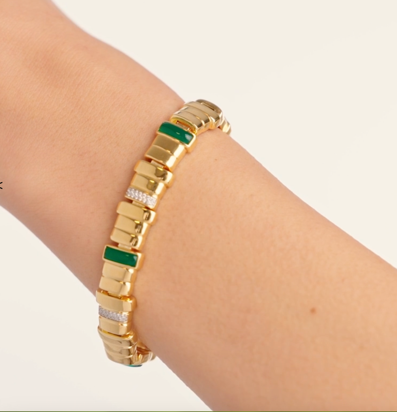 BE MAAD - Bracelet EMPREINTE - ONYX VERT