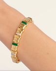 BE MAAD - Bracelet EMPREINTE - ONYX VERT