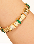 BE MAAD - Bracelet EMPREINTE - ONYX VERT