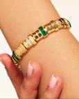 BE MAAD - Bracelet EMPREINTE - ONYX VERT