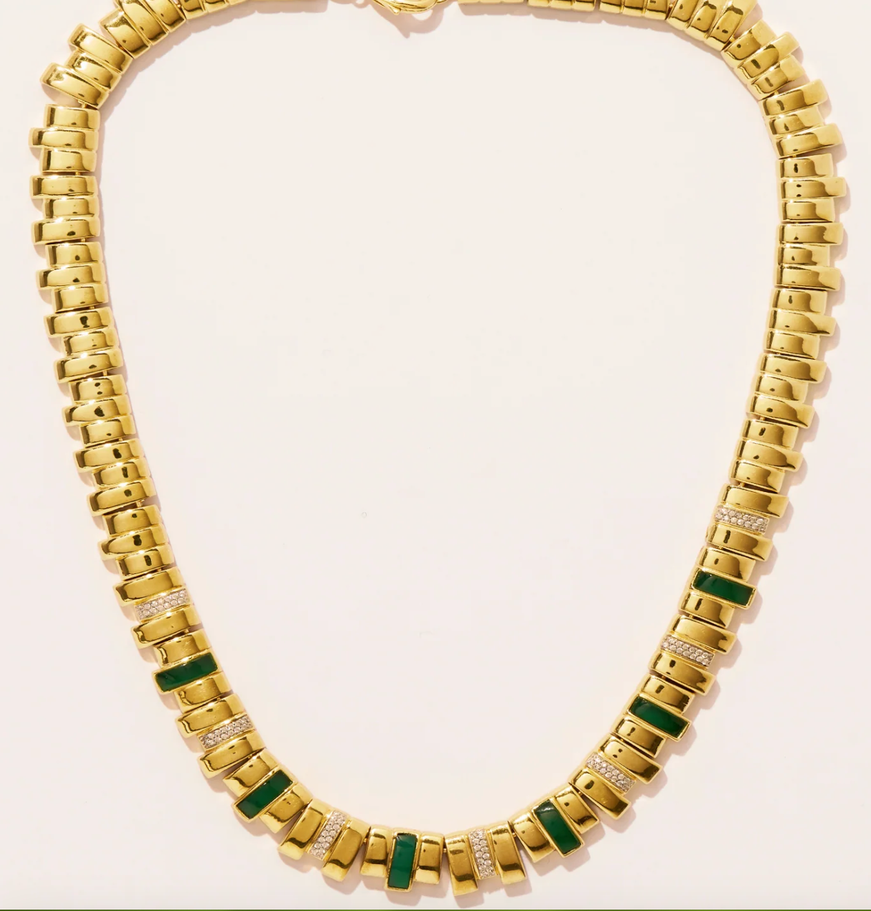 BE MAAD - Collier EMPREINTE - onyx vert