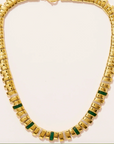 BE MAAD - Collier EMPREINTE - onyx vert
