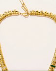 BE MAAD - Collier EMPREINTE - onyx vert